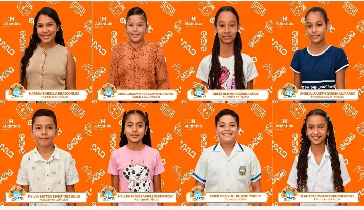 SEDUC presenta a los niños congresistas que representarán al departamento de Atlántida en el Congreso Infantil 